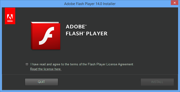 Adobe flash player will not install on mac